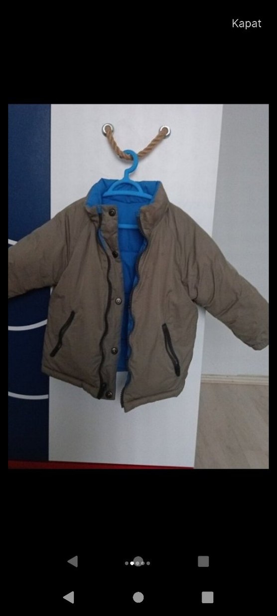 Çift tarafli Erkek Çocuk Mont - Görsel 5