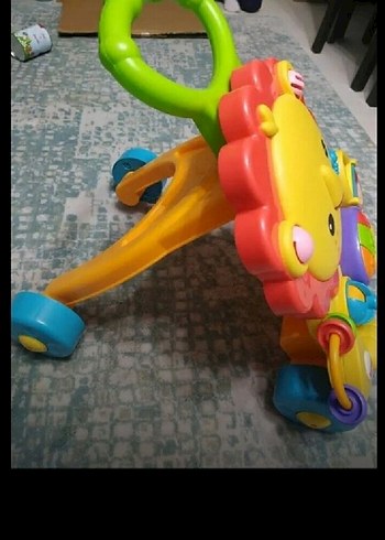 Renkli Aslan Desenli Bebek Yürüteci - Görsel 3