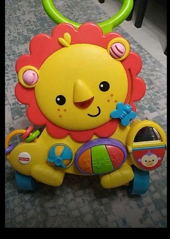 Renkli Aslan Desenli Bebek Yürüteci - Görsel 2