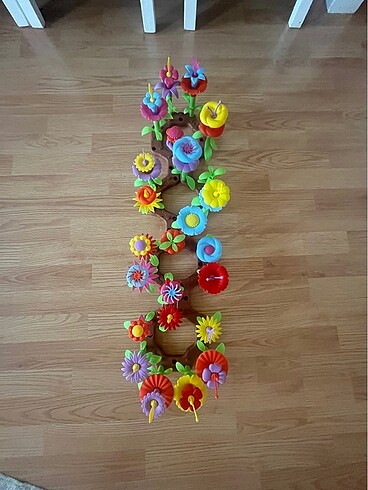  Beden Puzzle çiçek yapımı