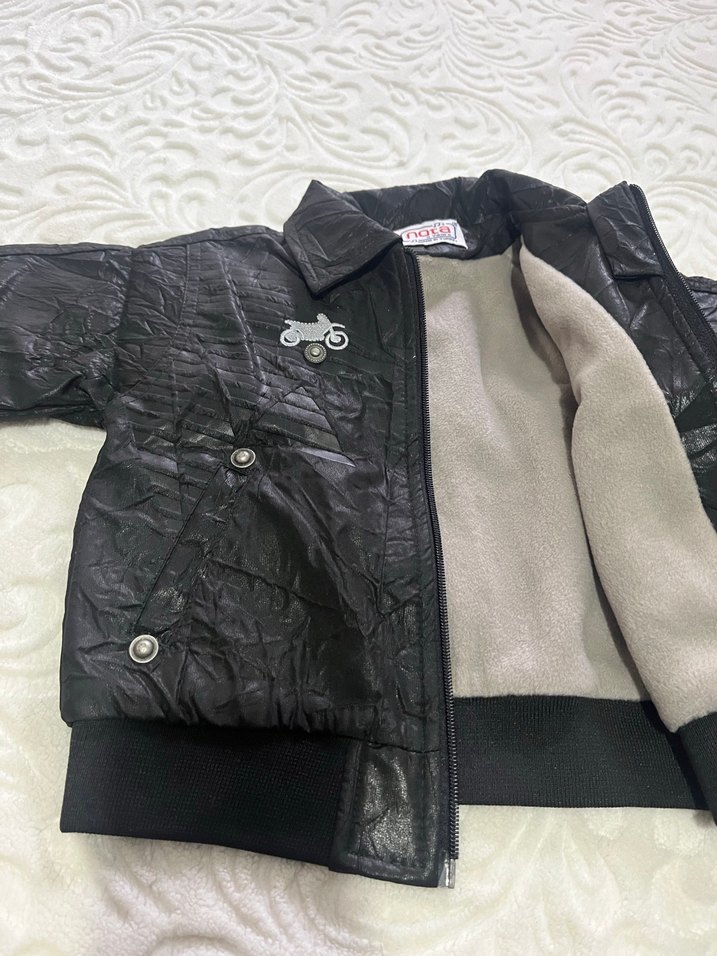 Erkek Çocuk Biker Ceket - Görsel 5