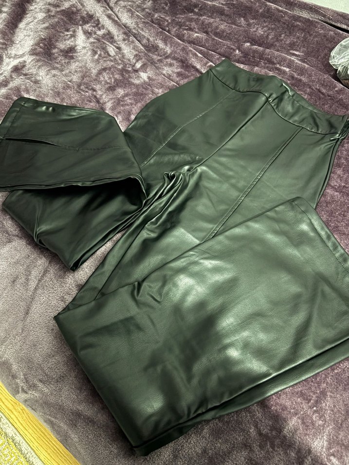 Trendyolmilla Siyah Deri Pantolon - Görsel 2