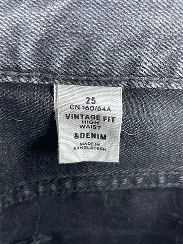 universal Beden siyah Renk H&M Jean / Kot %70 İndirimli.