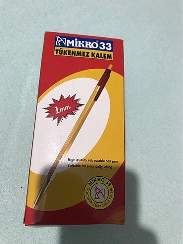Beden Renk Tükenmez kalem