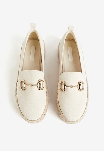 H&M-KANVAS ESPADRİL AYAKKABI (ETİKETLİ)