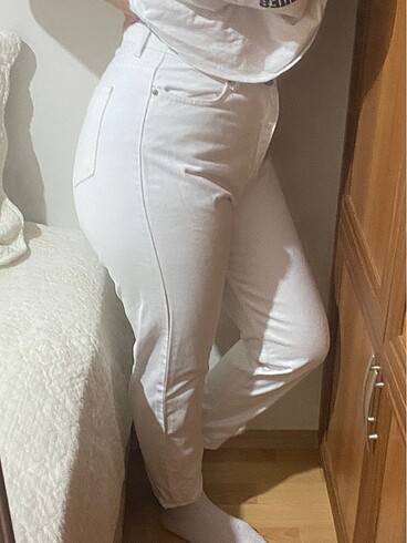 Trendyol & Milla Beyaz mom jean