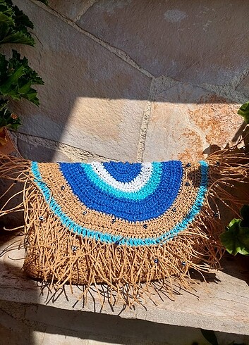 Örme Clutch Portföy Çanta