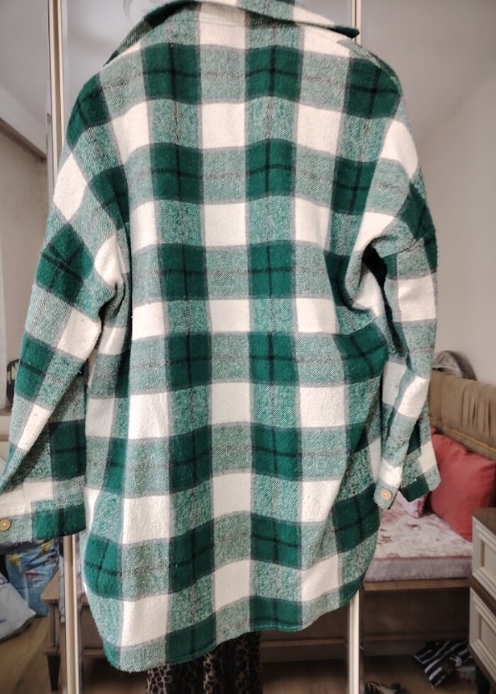 Bayan oduncu gömleği  - Görsel 2