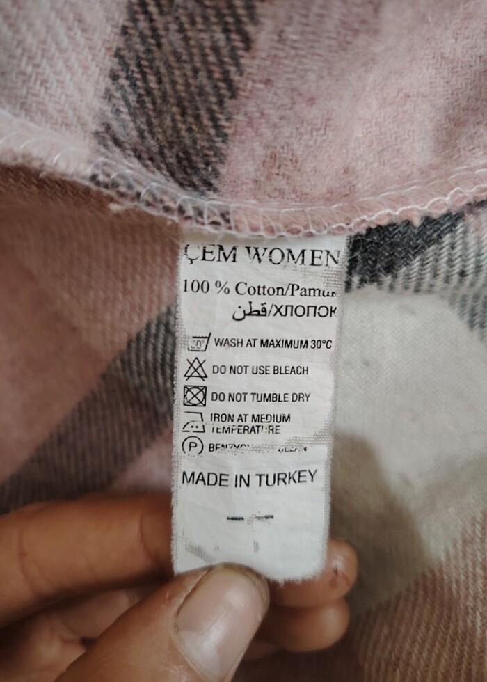 Bayan oduncu gömleği  - Görsel 5