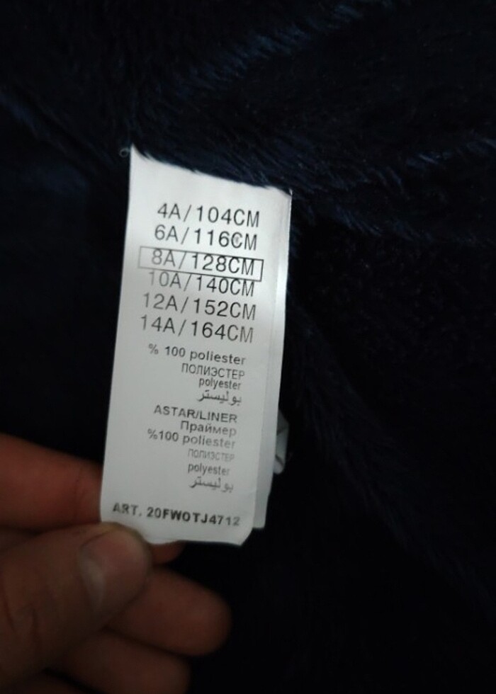 Kız çocuk montu - Görsel 2