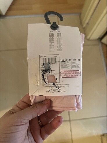 LC Waikiki 3-4 yaş kulotlu çorap pudra pembesi - Görsel 2