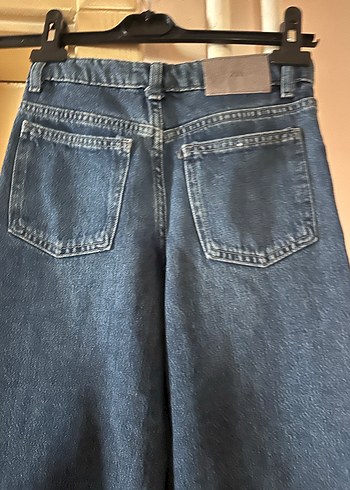 Kız Çocuk Zara Mavi Midi  Kot Pantolon - Görsel 4