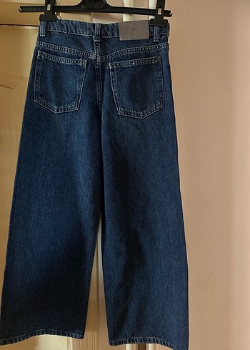 Kız Çocuk Zara Mavi Midi  Kot Pantolon - Görsel 2