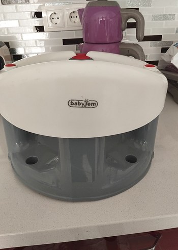 Gri Bebek Mama Sandalyesi - Görsel 2