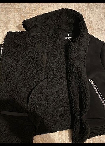 m Beden Stradivarius biker mont