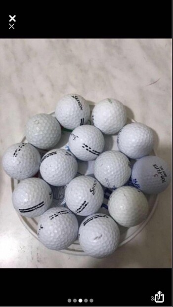 Golf topu 10 adet