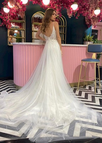 Balık Kesim Gelinlik - Görsel 3