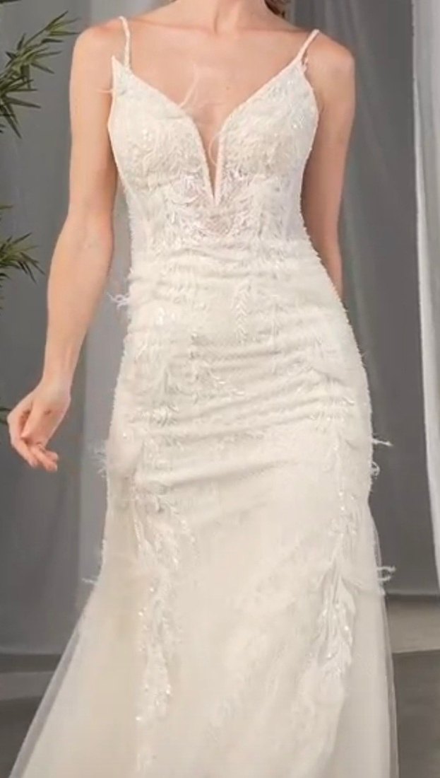 Balık Kesim Gelinlik - Görsel 2