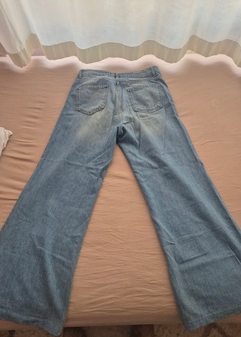 Bol Kesim Kot Pantolon - Görsel 2