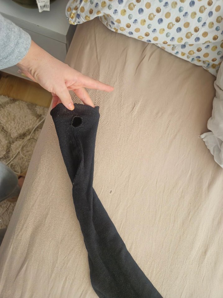 siyah uzun kollu  bluz - Görsel 2