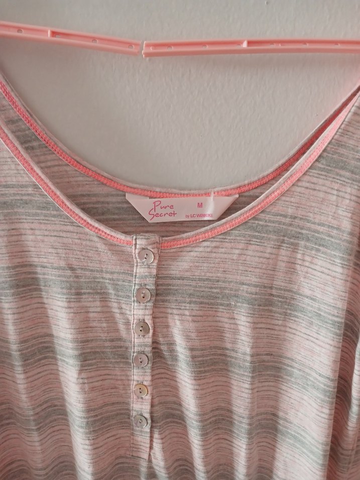 Dantel Detaylı Pembe Hamile Tulum - Görsel 3