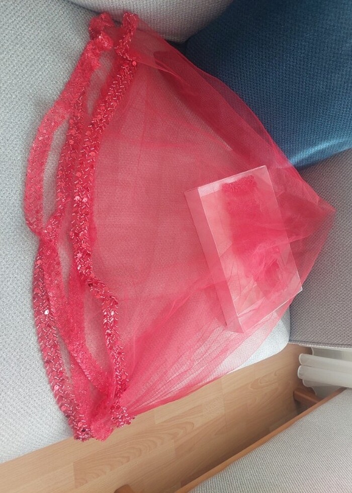 Gelin duvak kuşak ve eldiven - Görsel 4