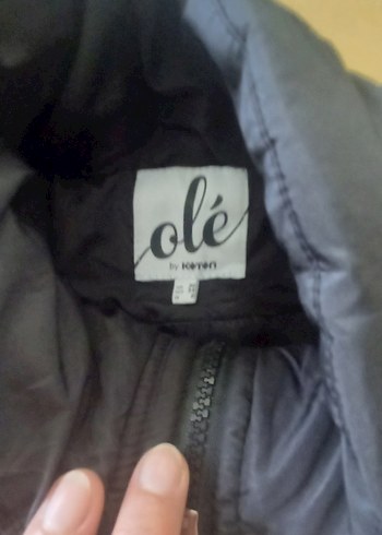 Kemerli Siyah Mini Kadın Mont - Görsel 3