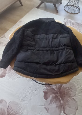 Kemerli Siyah Mini Kadın Mont - Görsel 2