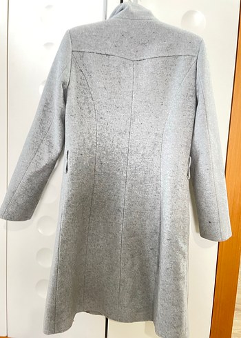 İpekyol Gri Düğmeli Kadın Kaban - Görsel 7