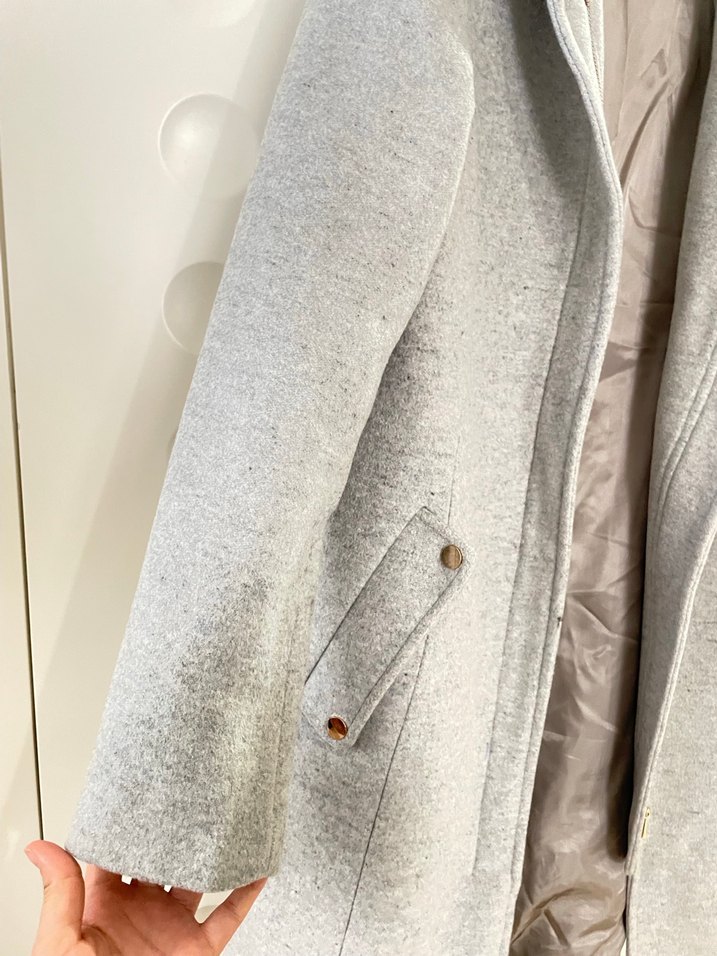 İpekyol Gri Düğmeli Kadın Kaban - Görsel 2