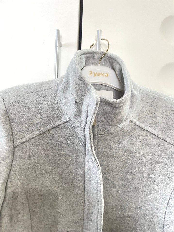 İpekyol Gri Düğmeli Kadın Kaban - Görsel 5