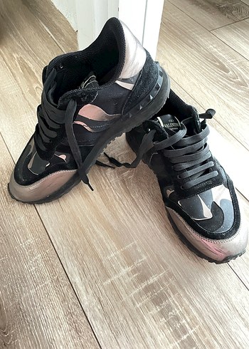 Orjinal Valentino Kamuflaj Desenli Spor Ayakkabı - Görsel 3