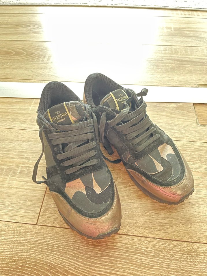 Orjinal Valentino Kamuflaj Desenli Spor Ayakkabı - Görsel 4