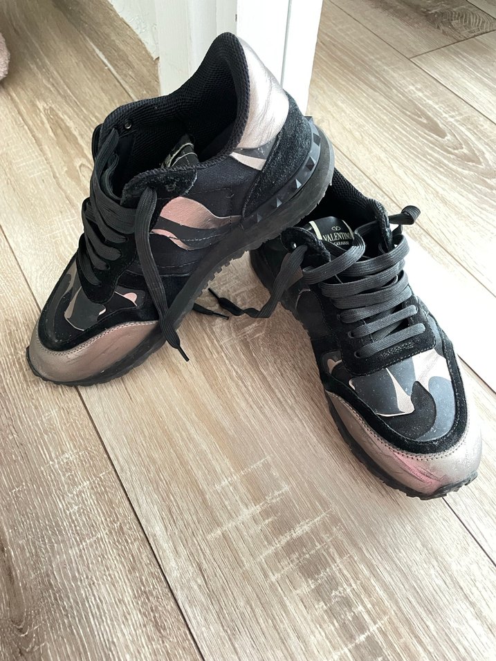 Orjinal Valentino Kamuflaj Desenli Spor Ayakkabı - Görsel 3