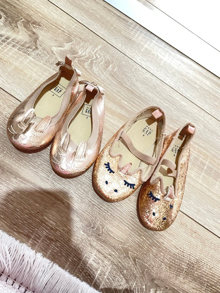 Pembe Simli Kız 2 Babet Ayakkabılar - Görsel 2