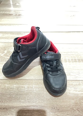 Siyah Erkek Çocuk Spor Ayakkabı Velcro - Görsel 2