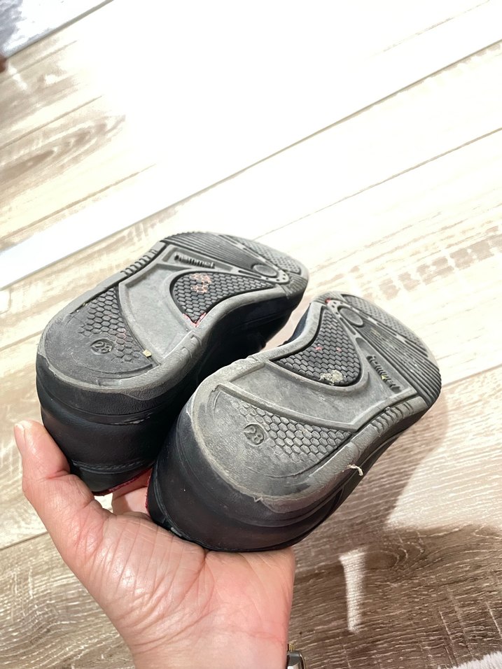 Siyah Erkek Çocuk Spor Ayakkabı Velcro - Görsel 4