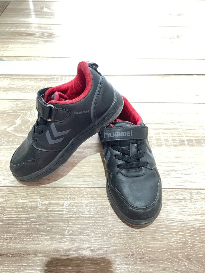 Siyah Erkek Çocuk Spor Ayakkabı Velcro - Görsel 2