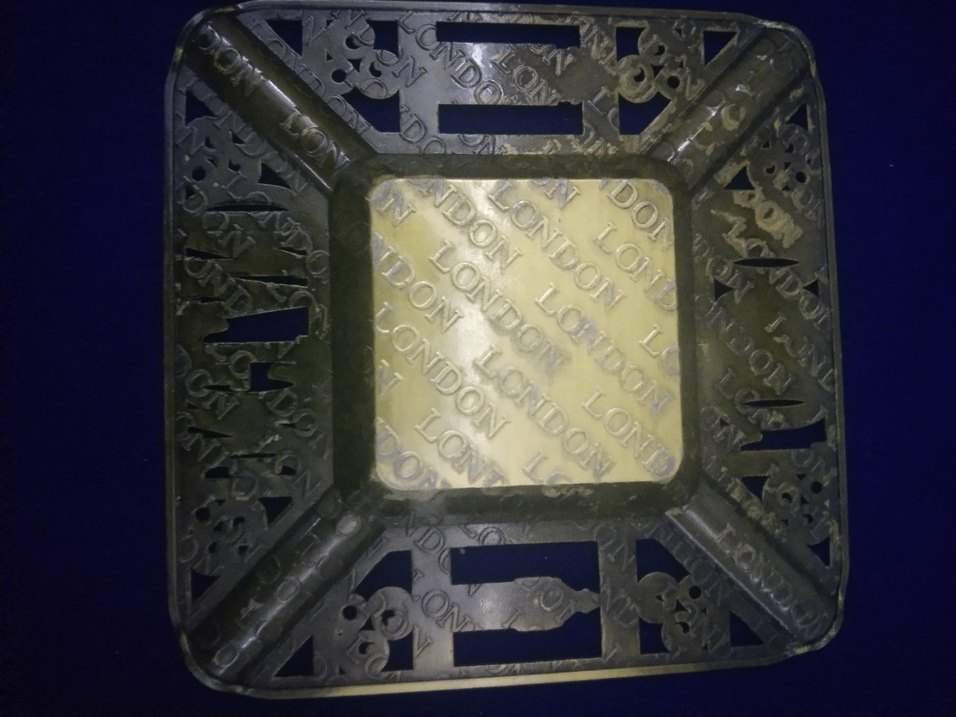 Altın Renkli Londra Temalı Kül Tablası - Görsel 3