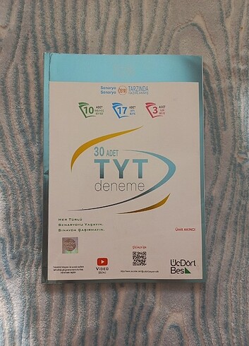 ÜÇ DÖRT BEŞ YAYINLARI 30LU FİZİK DENEMESİ