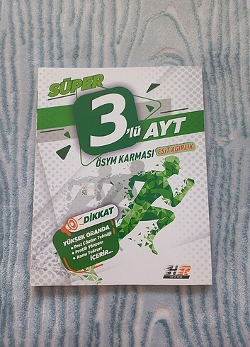 HIZ VE RENK YAYINLARI 3LÜ EŞİT AĞIRLIK AYT DENEMESİ 