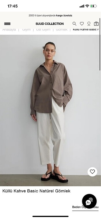 suud collection pamuk gömlek