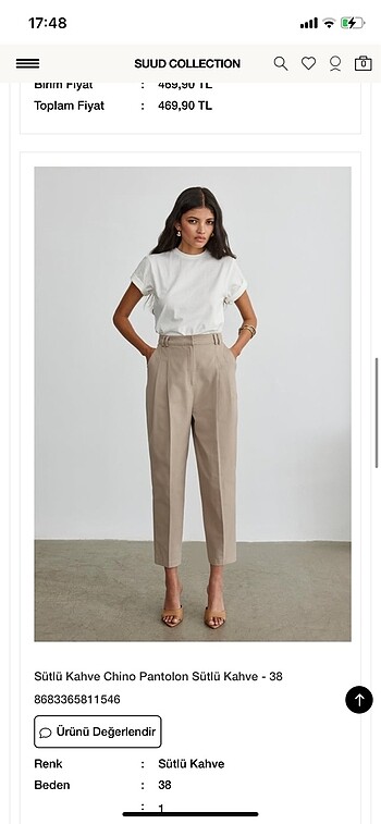 Suud collection chino pantolon