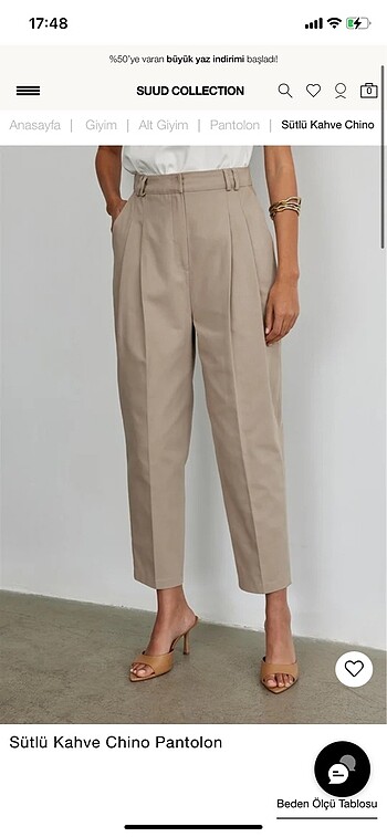 Suud Collection Suud collection chino pantolon