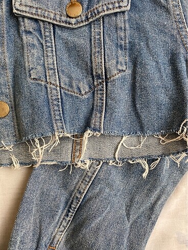 s Beden Crop Kot Ceket