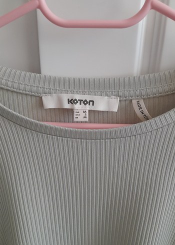 Koton Kadın Tişört Fırfırlı Kısa Kollu