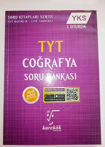 TYT Coğrafya Soru Bankası - Karekök Yayınları
