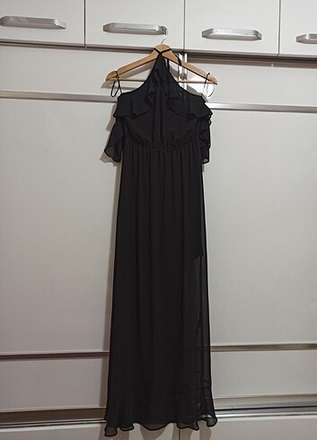 H&M Siyah Tül Elbise