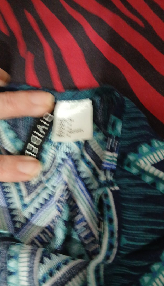 Renkli V Yaka Pilili Bohem Tulum - Görsel 2