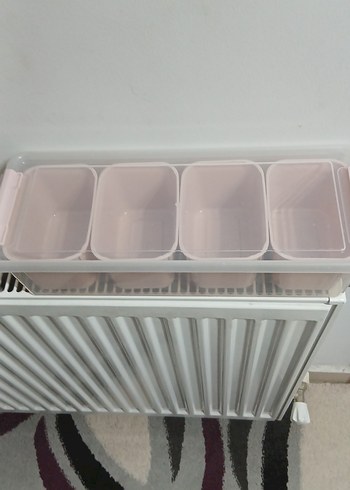 Dört Bölmeli Hafif Renkli saklama kabı - Görsel 2